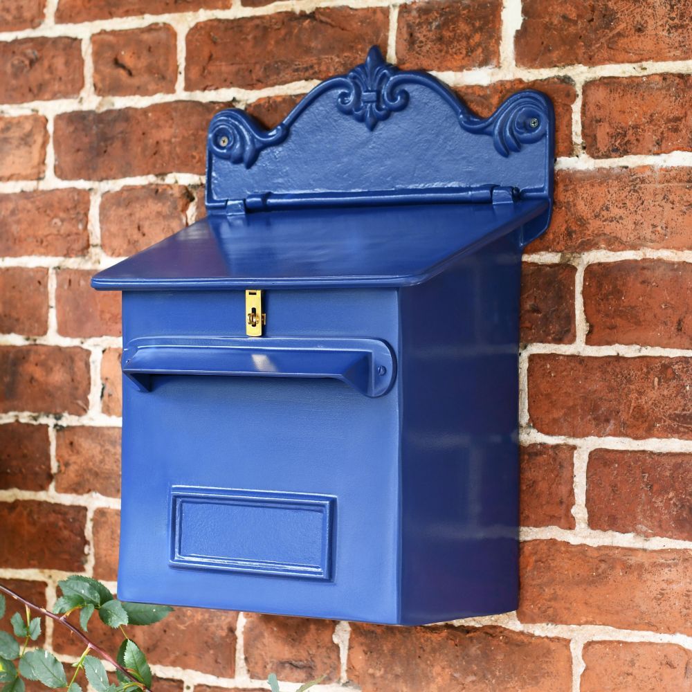 "Azure Sky" Goldhay Secure Post and Parcel Box