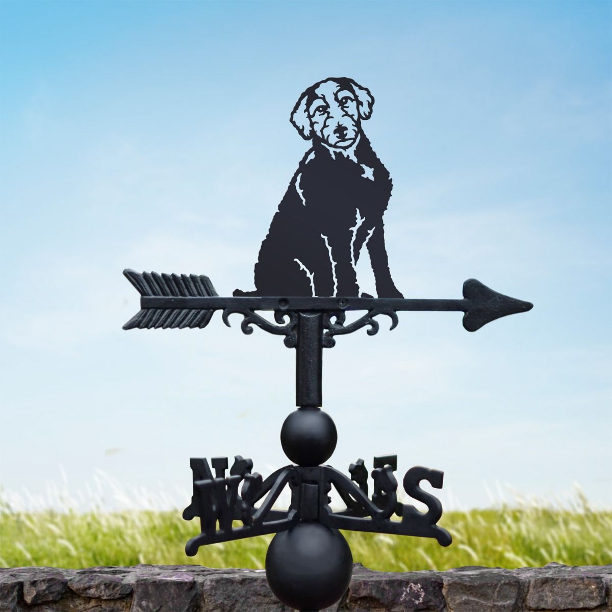 "Labradoodle" Dog Weathervane  "Labradoodle" Dog Weathervane
