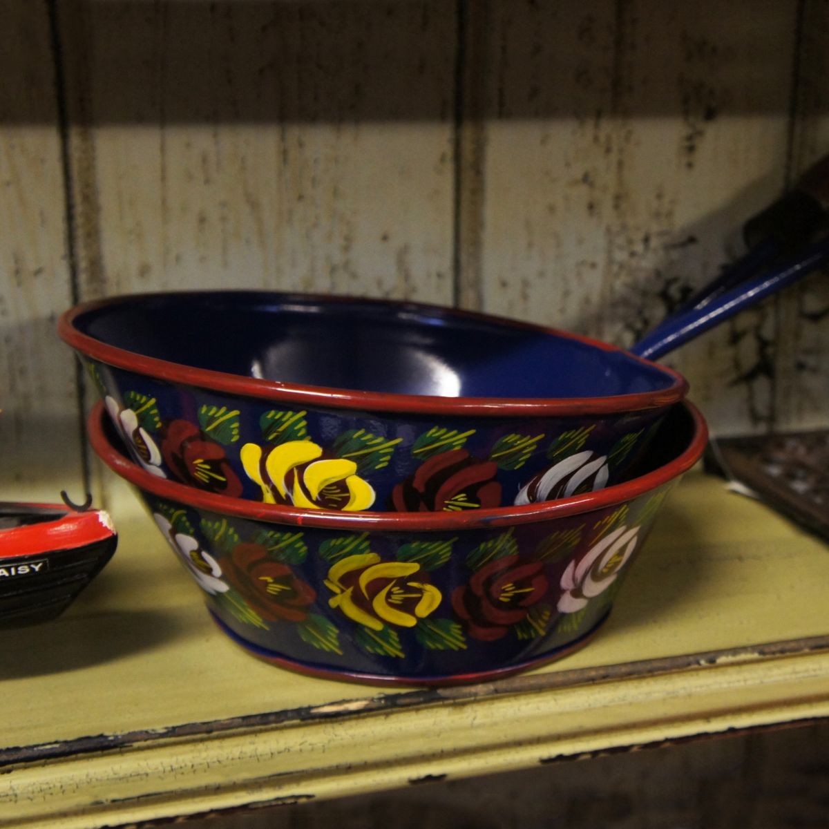 Traditional Narrowboat Dipper Finished in Blue Traditional Narrowboat Dipper Finished in Blue