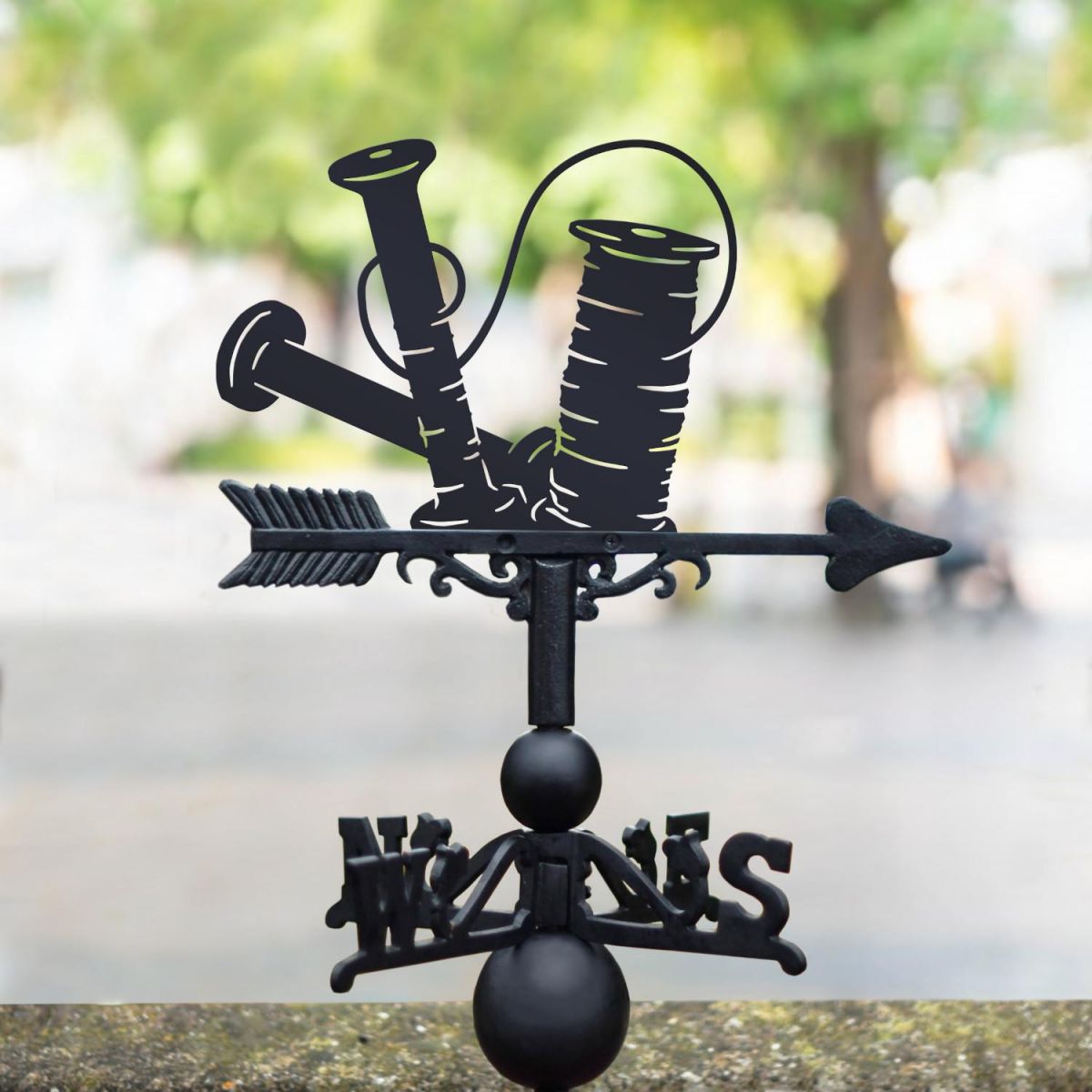 Bobbin & Thread Weathervane 