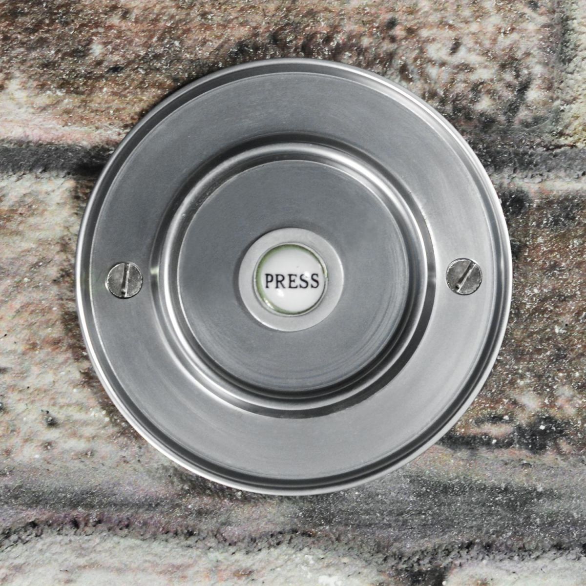 Satin Chrome Sovereign Park Classic Bell Push Satin Chrome Sovereign Park Classic Bell Push