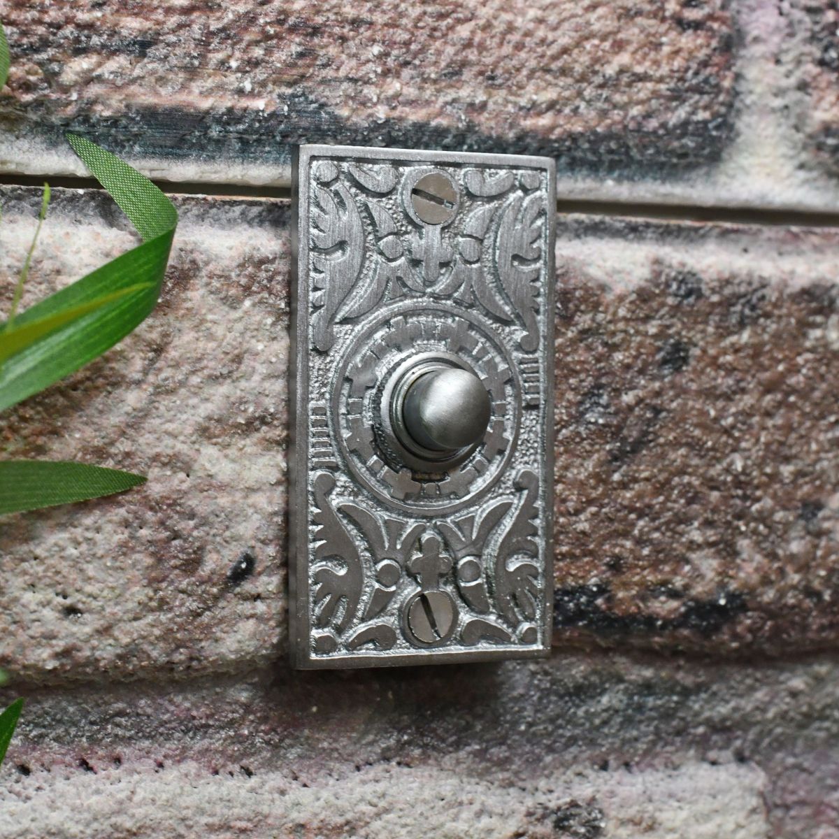 Beautiful satin chrome door bell