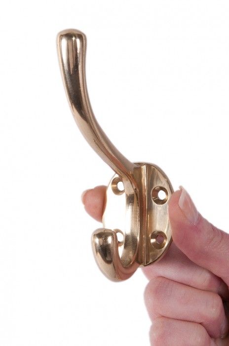 Brass Hat and Coat Hook Brass Hat and Coat Hook