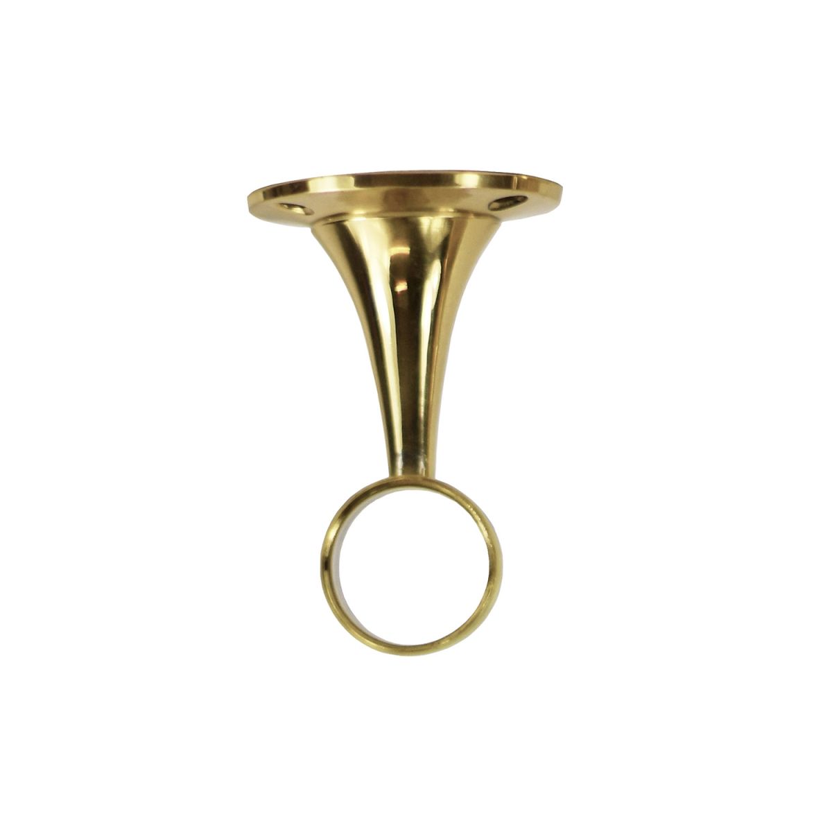 Small Brass Ring Curtain Bracket