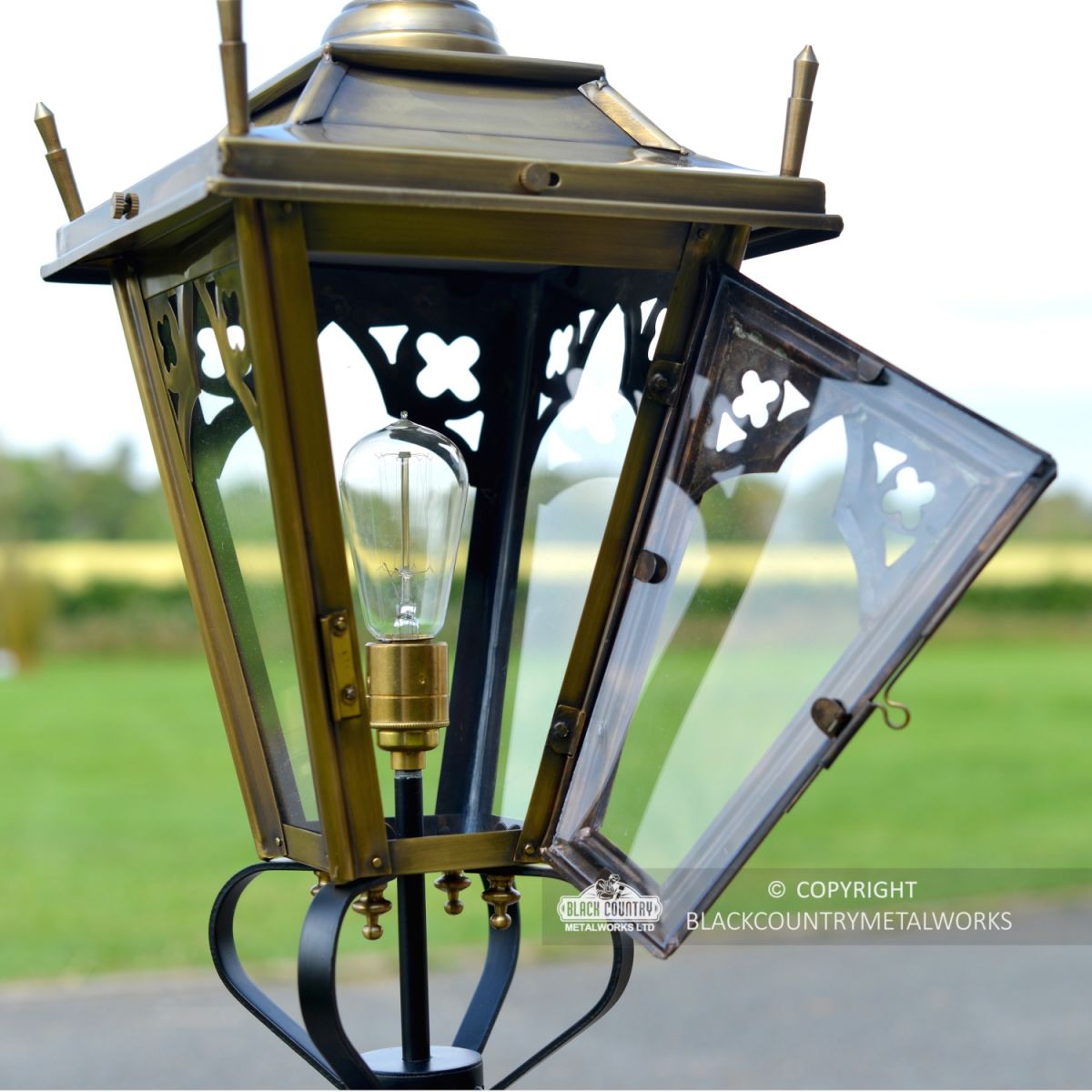 Front Opening Door on the Lantern