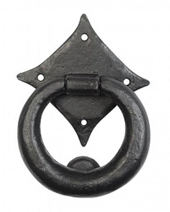 "Braxted Park" Large Black Door Knocker Created From Iron