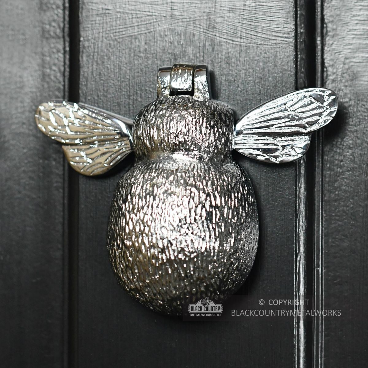 Polished Chrome Bumble Bee Door Knocker