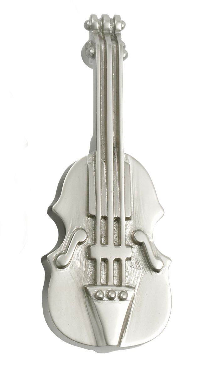 Chrome Violin Door Knocker