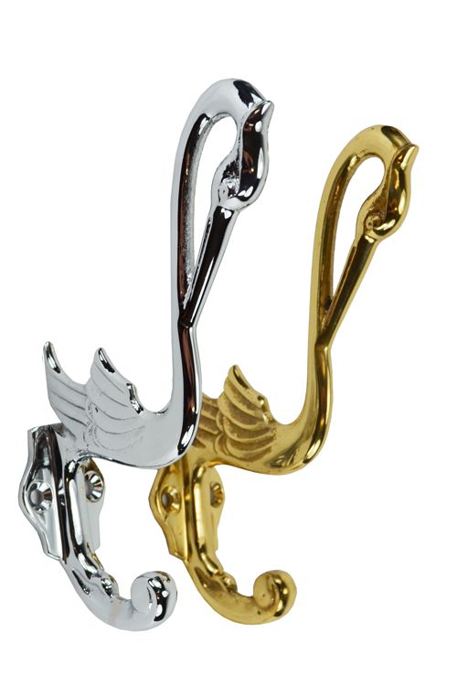 Swan Cast Iron Hooks 