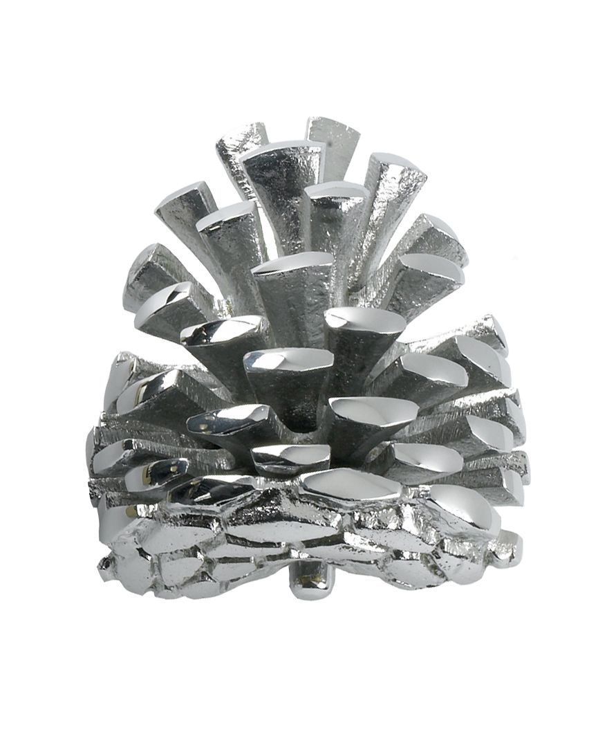 Bright Chrome Pine Cone Door Knocker Bright Chrome Pine Cone Door Knocker