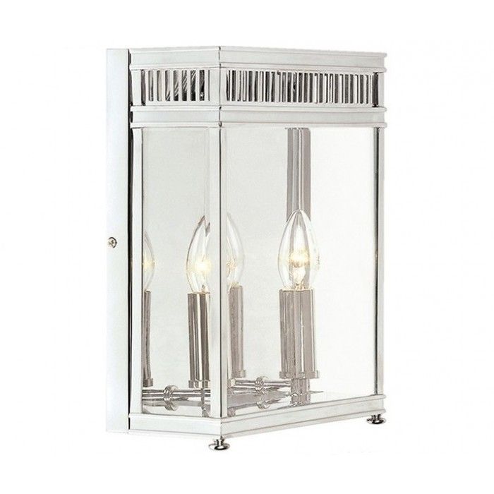 Twin Bulb Wall Light In a Bright Chrome Finish