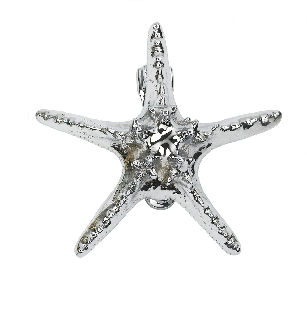 Bright Chrome Star Fish Door Knocker