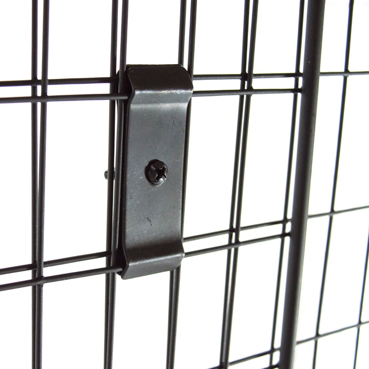 Close up of Fixings on the Brinton Enclosed Nursery Fire Guard