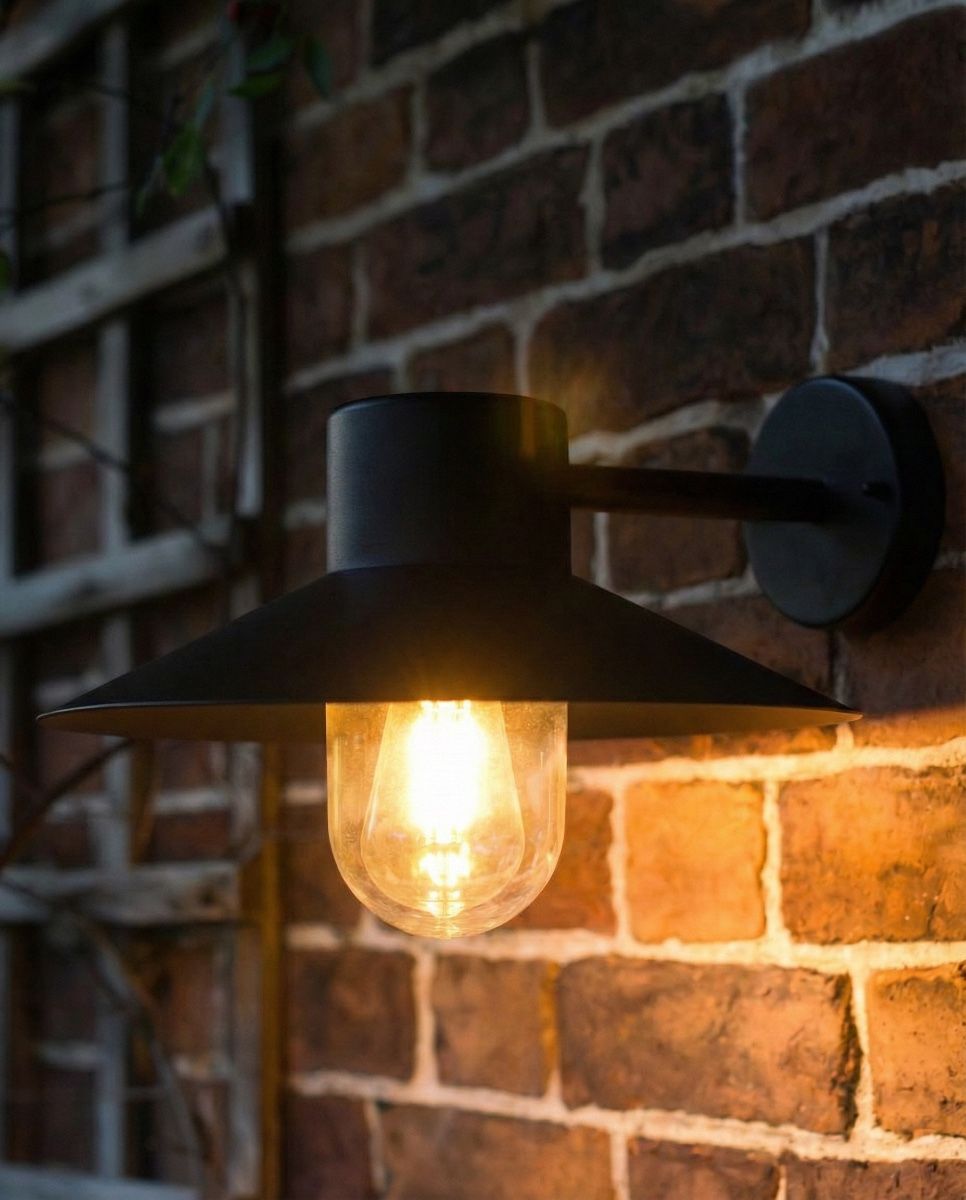 Digital representation of Brompton Contemporary Barn Light lit up at night