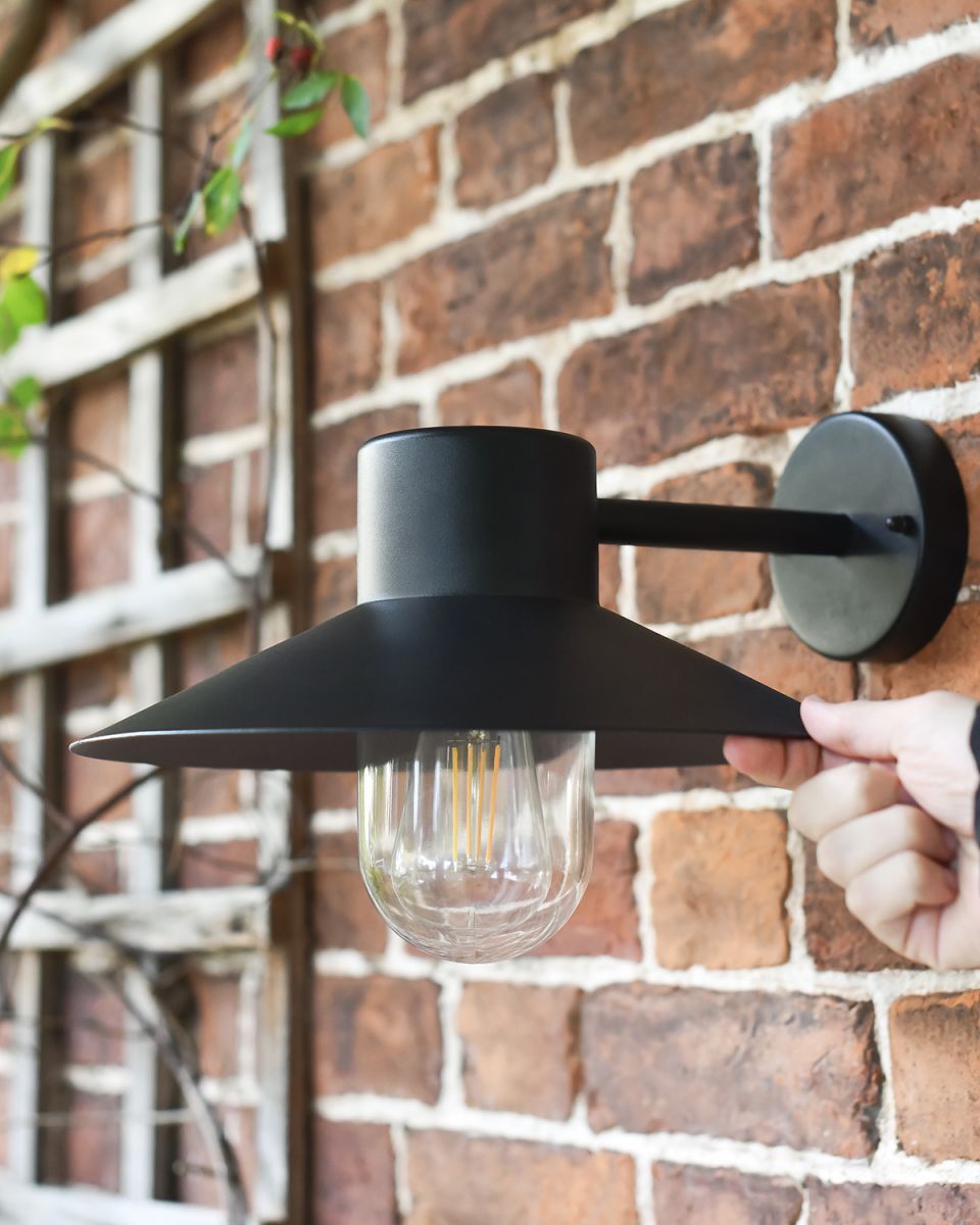 Brompton Contemporary Barn Light to Scale