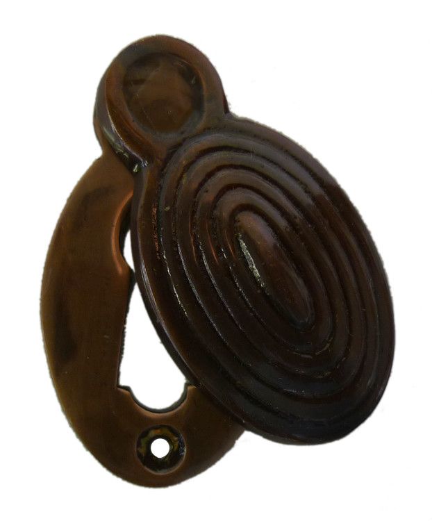 Oval Ribbed Escutcheon Oval Ribbed Escutcheon