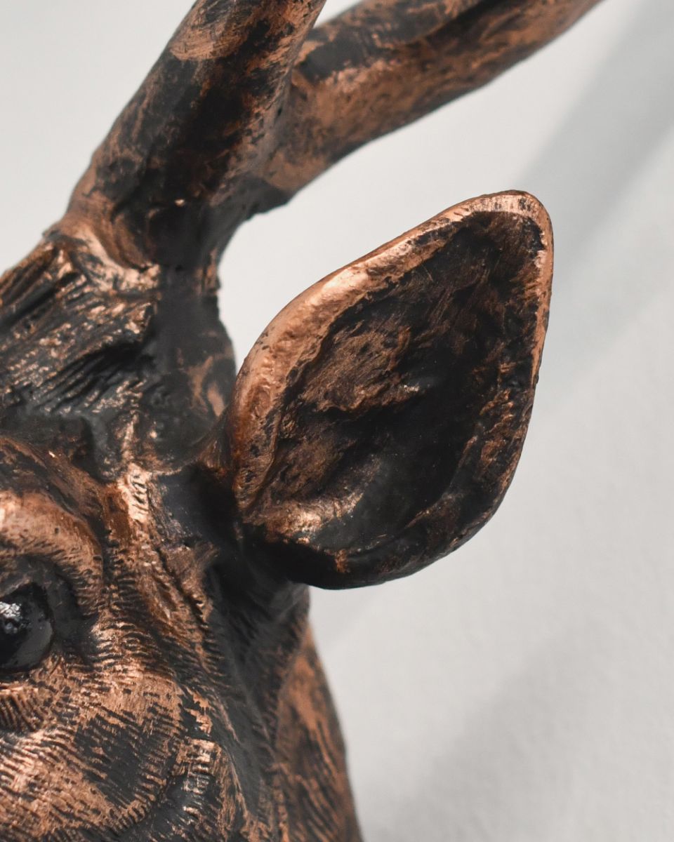 Close Up Of The Ears From The Elk Wall Bust