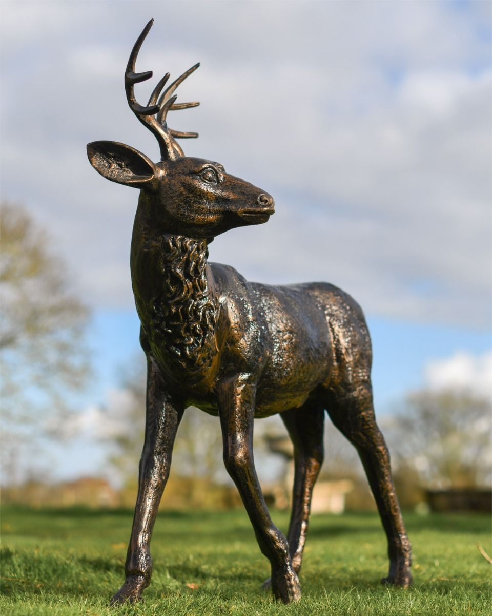 "Lincoln" Buck Garden Sculpture  "Lincoln" Buck Garden Sculpture