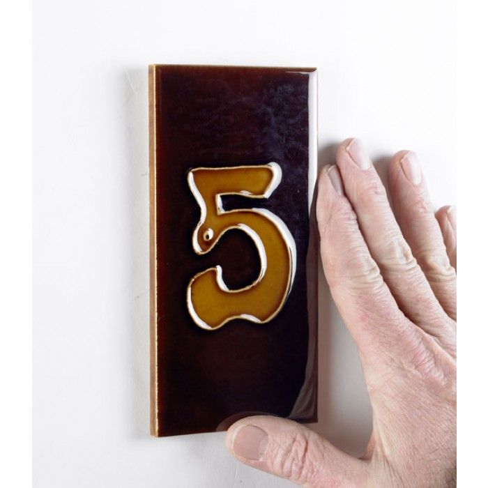 Treble Black Ornate Number Tile Frame