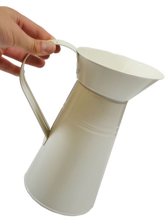 “Whimrose House” Steel Milk Jug Planters