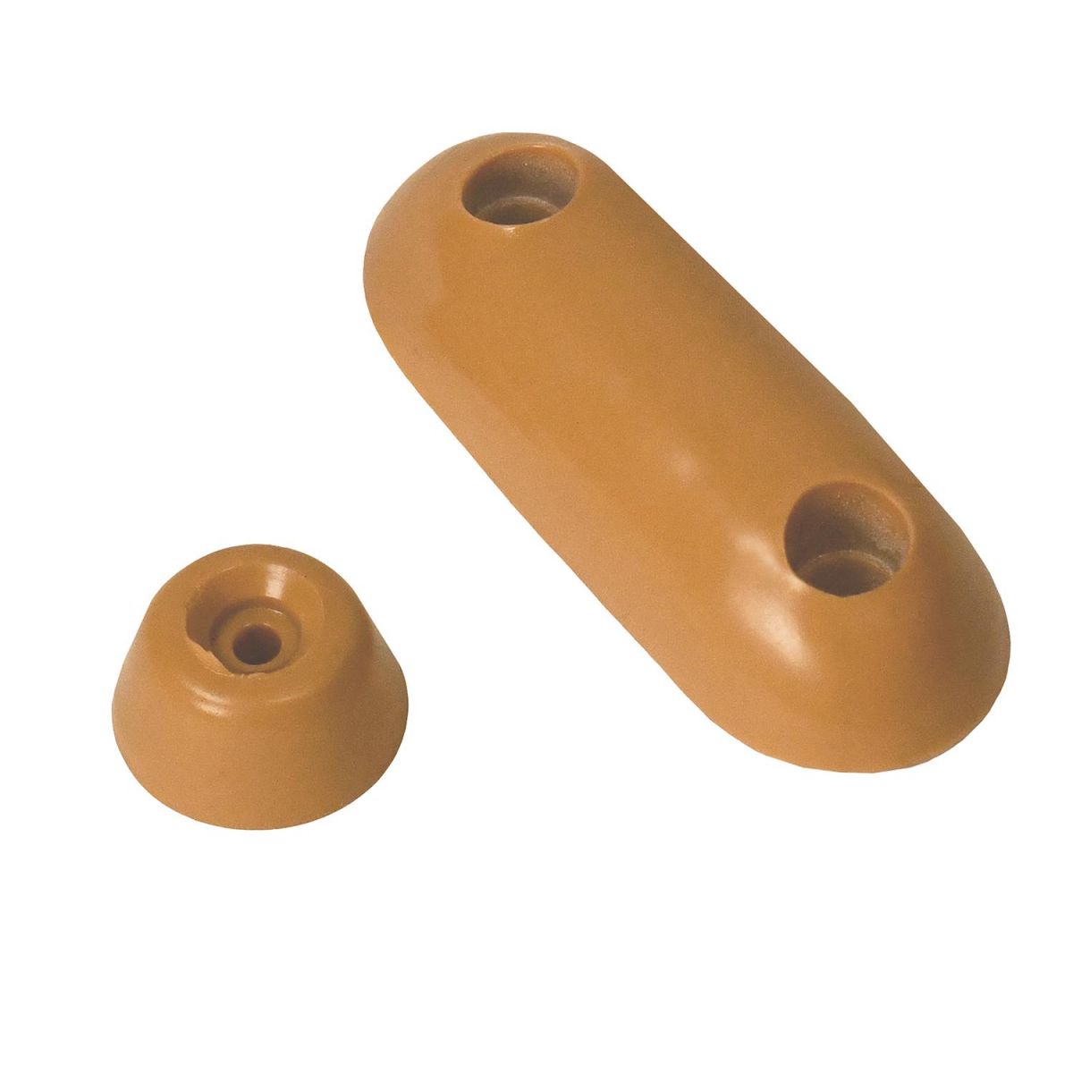 Round & Oblong Brown Rubber Buffers