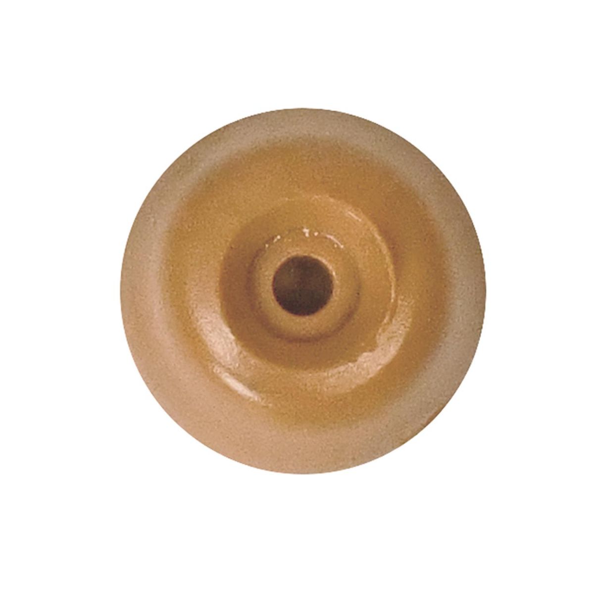 Top of the Round Brown Rubber Buffers