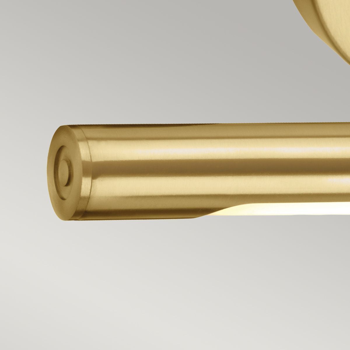 Brushed Brass on Picture Light 