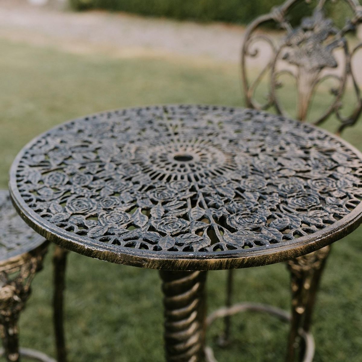 Close up of Rosebud Table Top 