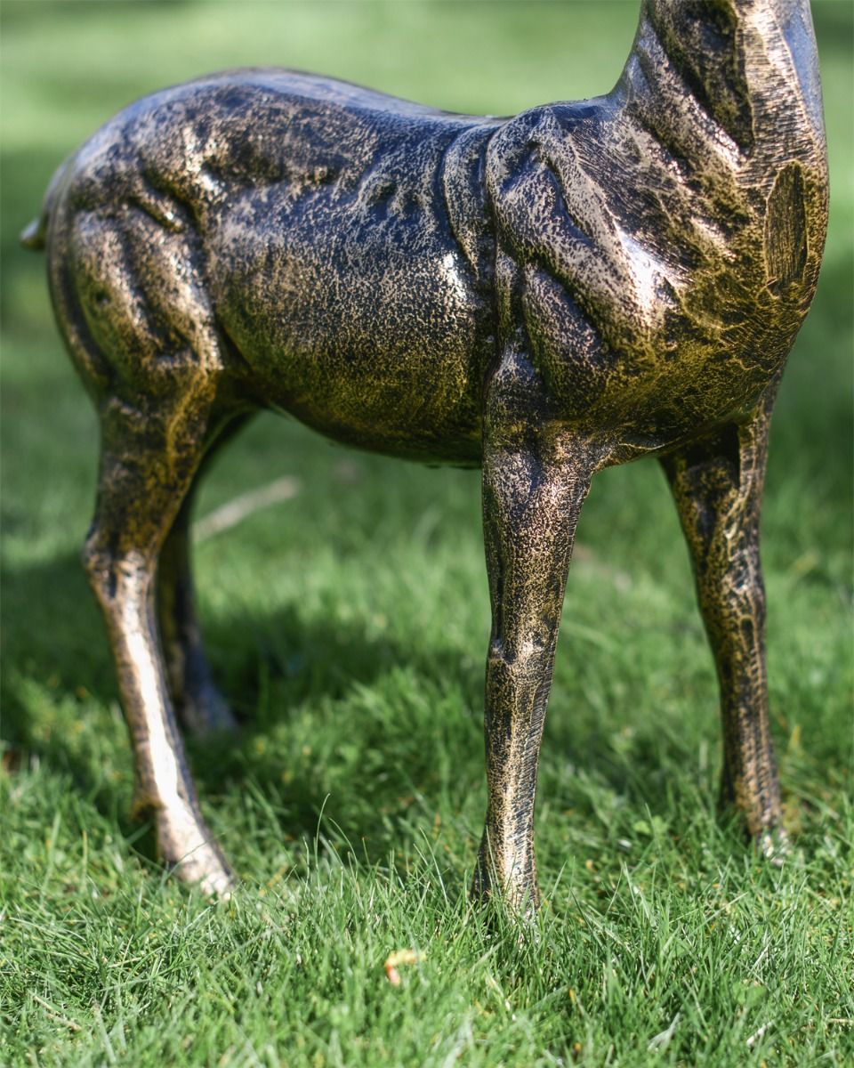 Close Up Of Brushed Gold Stag 