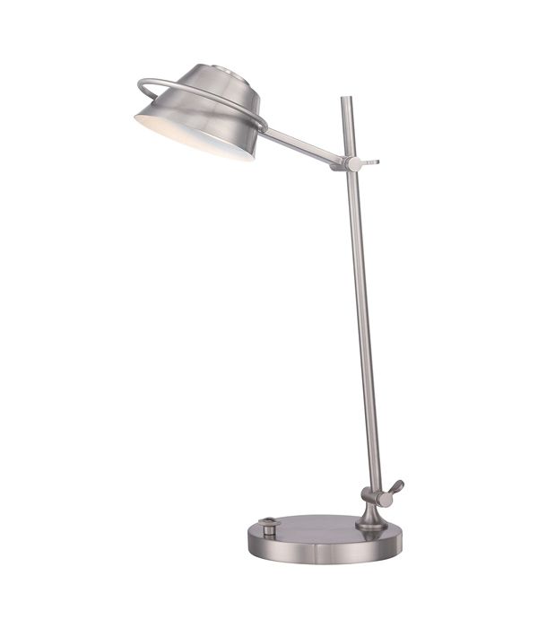 "Arlstow Place" Brushed Nickel Adjustable Desk Lamp