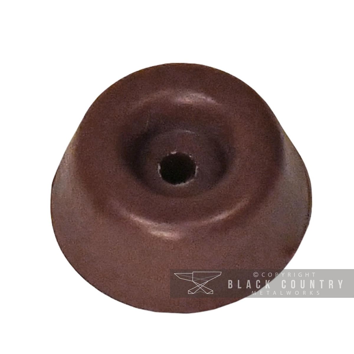 Brown Round Toilet Seat Buffers - Pack of 6