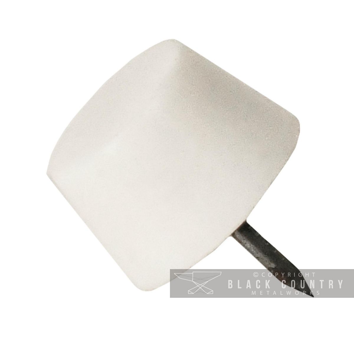 White Round Nylon Nail in Toilet Seat Buffers - Pack of 6