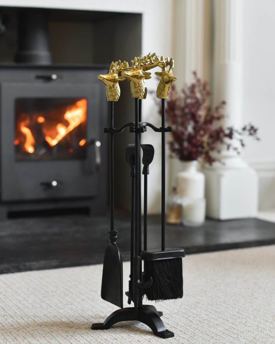 "Buck Hall" Fireside Companion Set "Buck Hall" Fireside Companion Set