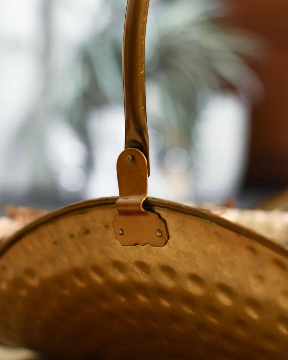 Close-Up of Handle for Buckley Log Basket or Log Holder