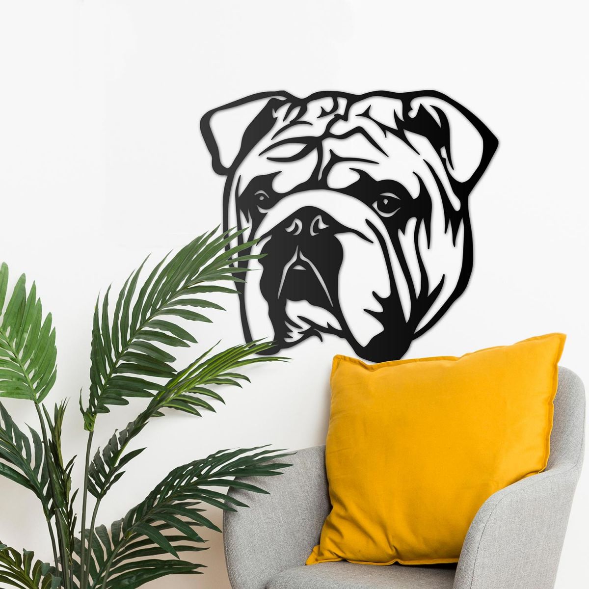 Bulldog Art in Situ in the Home Bulldog Art in Situ in the Home