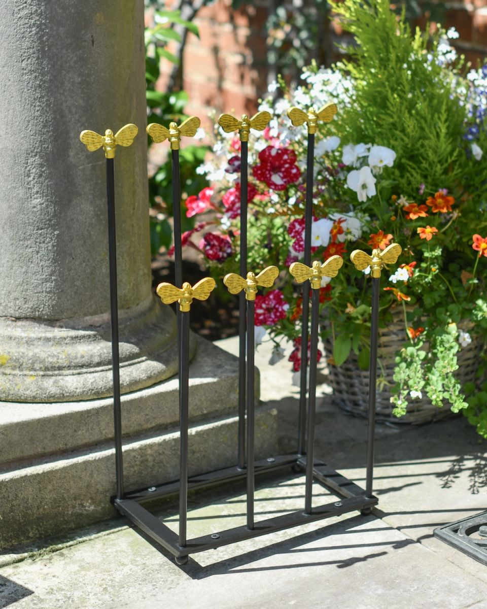 In situ photo of bumblebee boot and welly rack In situ photo of bumblebee boot and welly rack
