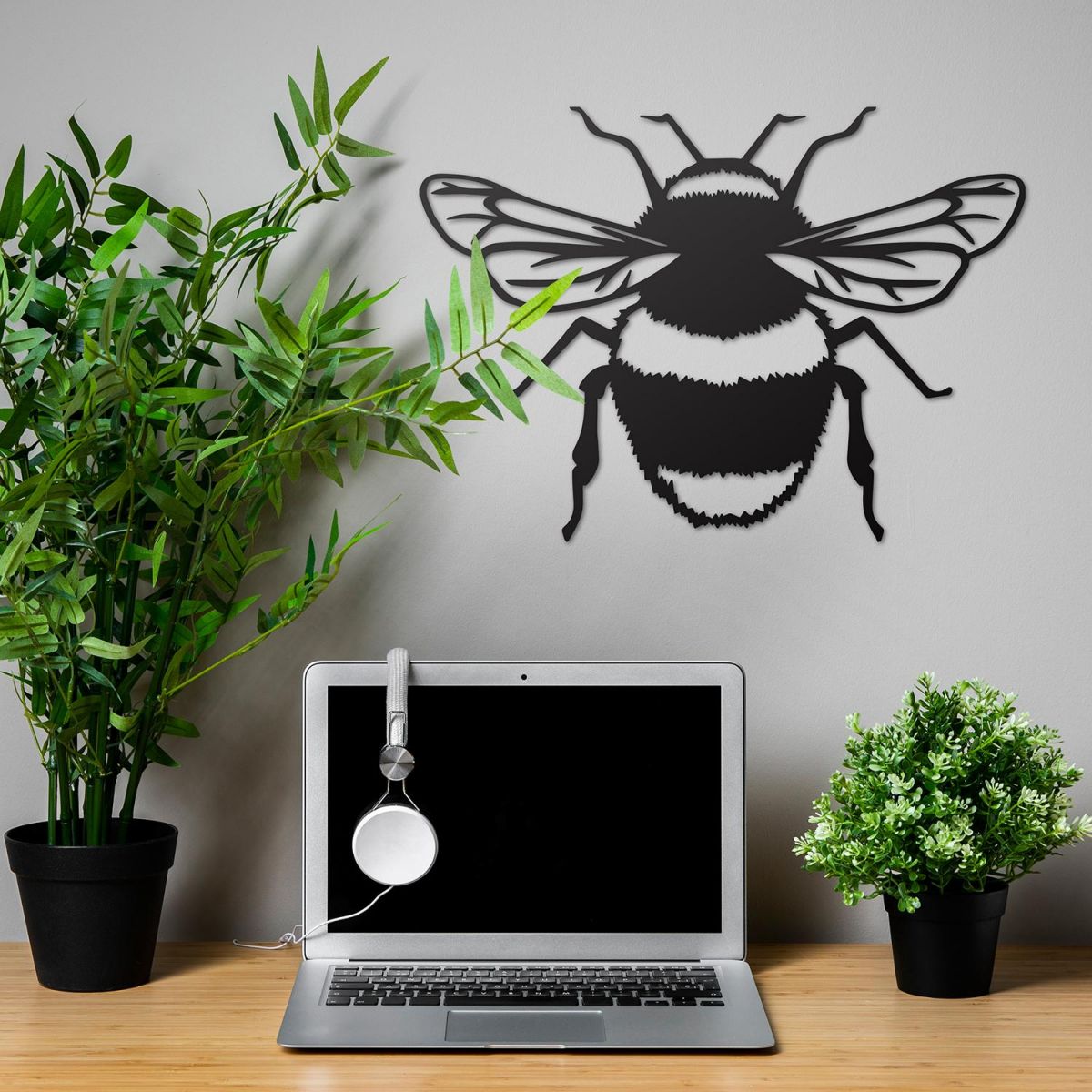 Bumble Bee Wall Art in Situ in the Office