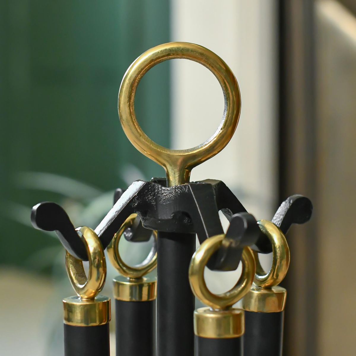 View of the Top of the Burton Fireside Companion Set