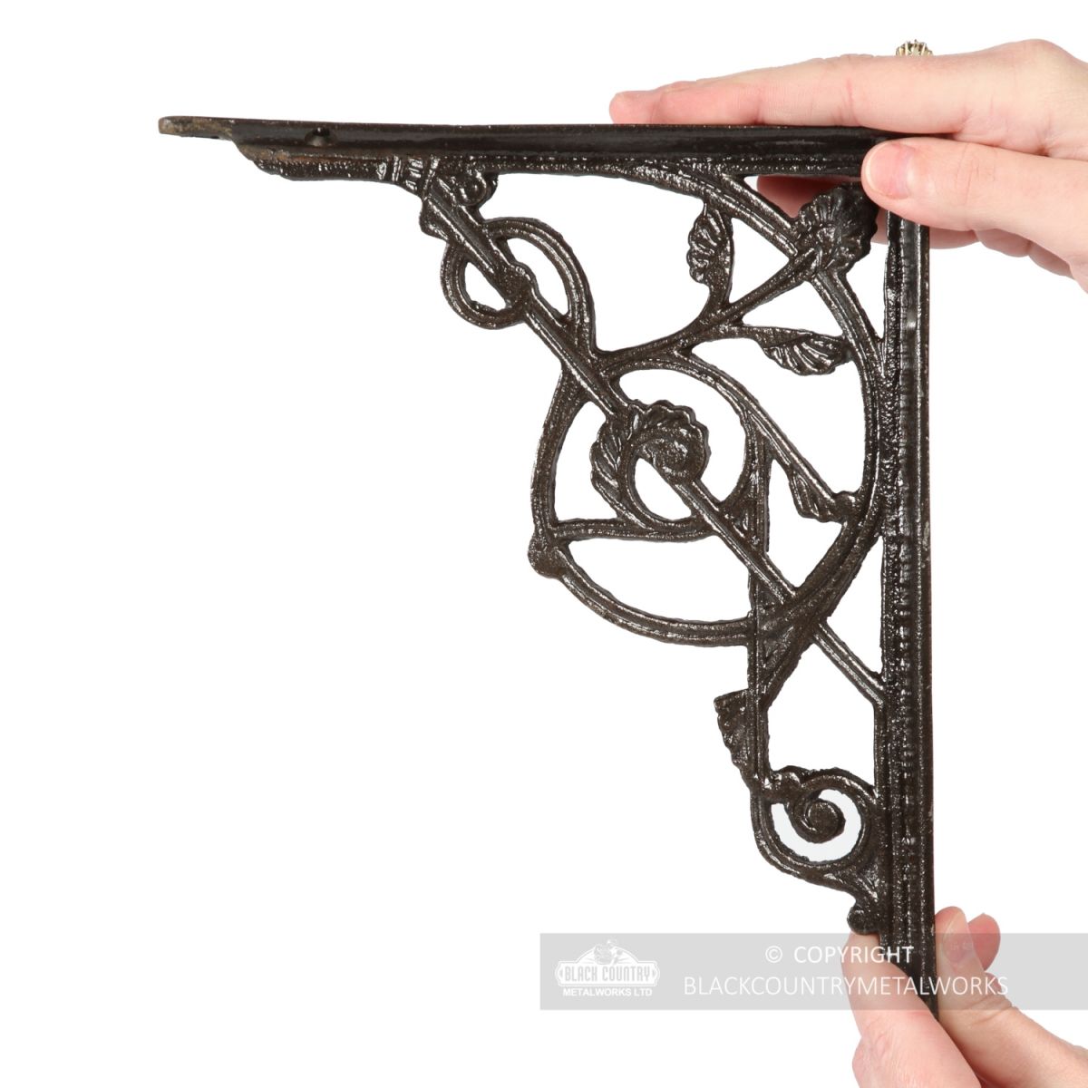 Trellis Iron Shelf Bracket 24 x 19cm