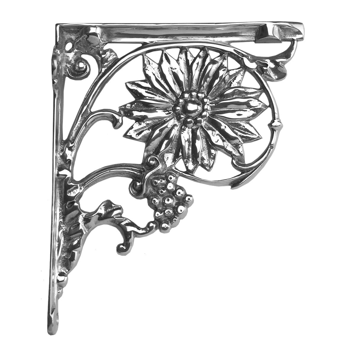 Sunflower Wall bracket - Finished in Bright Chrome