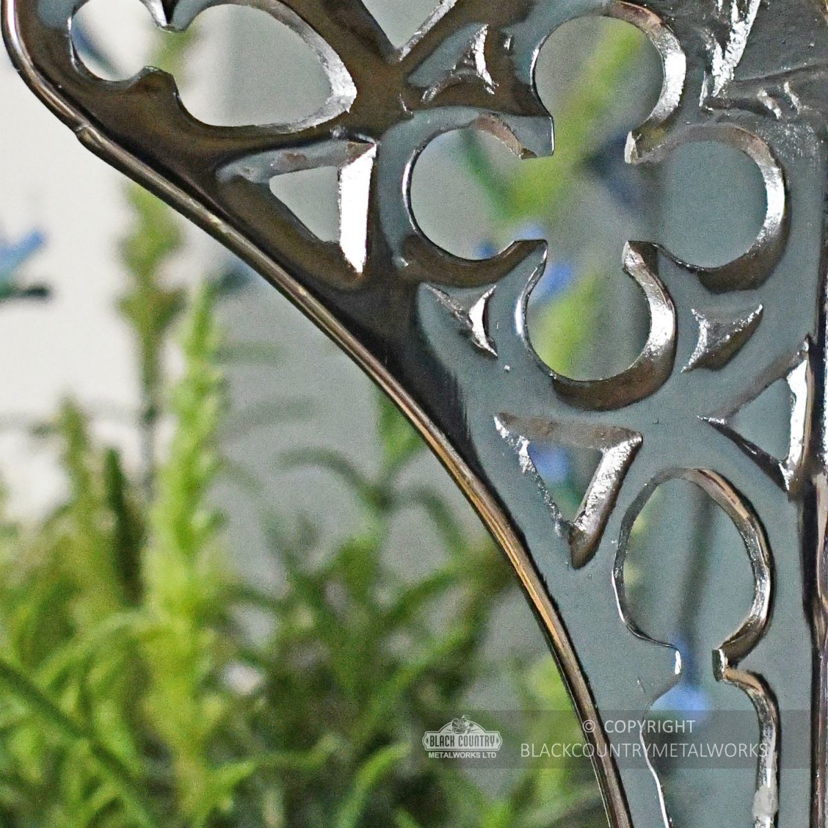 Bright Chrome Coalbrookdale Shelf Bracket 18 x 13cm