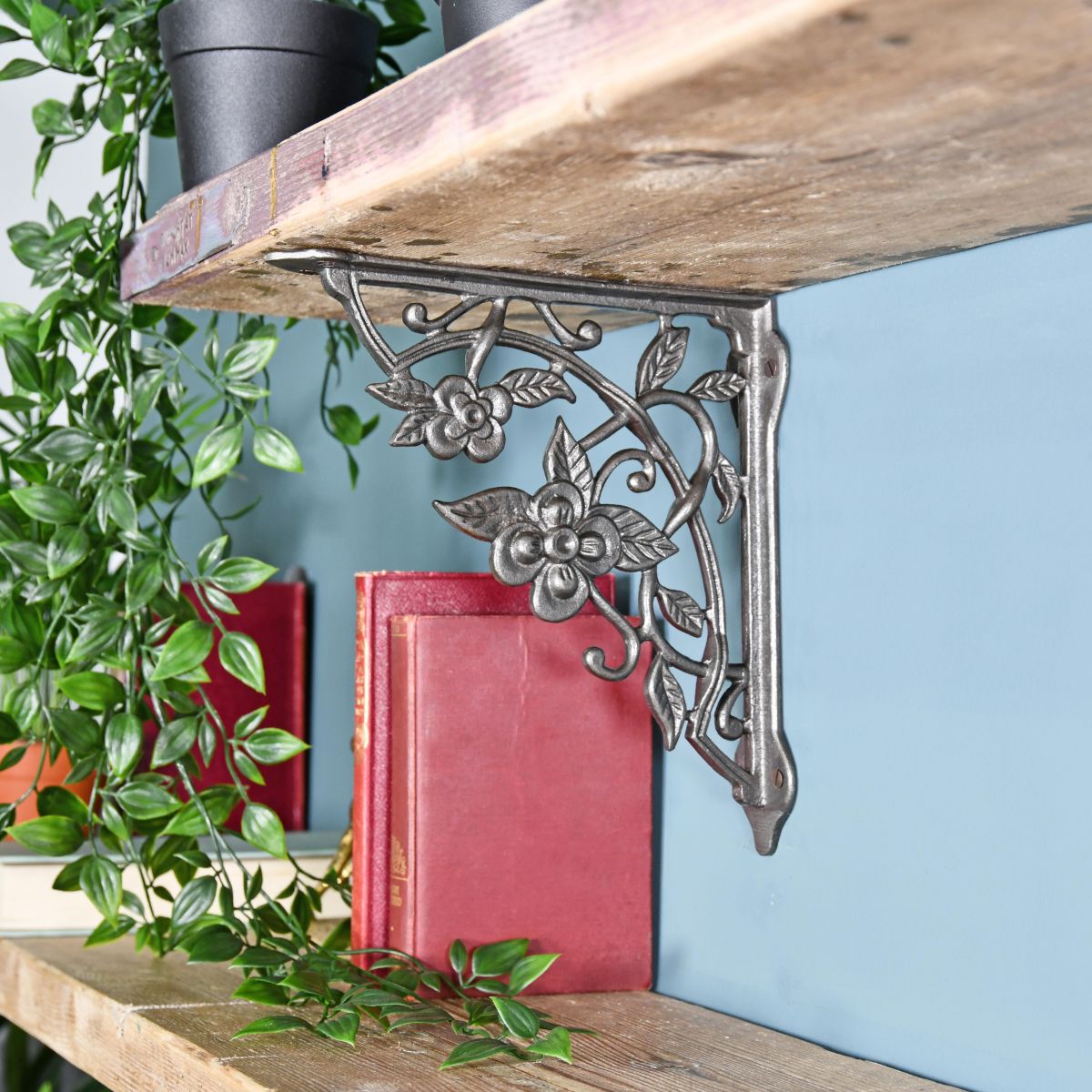 Flower and Vines Shelf Bracket  Flower and Vines Shelf Bracket