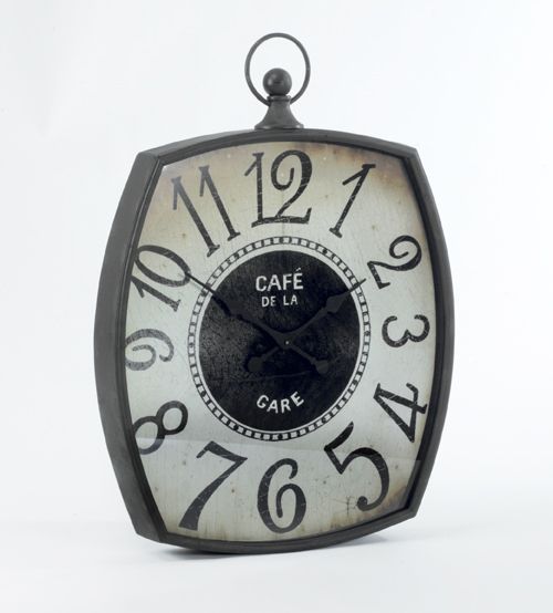 Cafe De La Gare Clock Giant Fob, Wall Clock