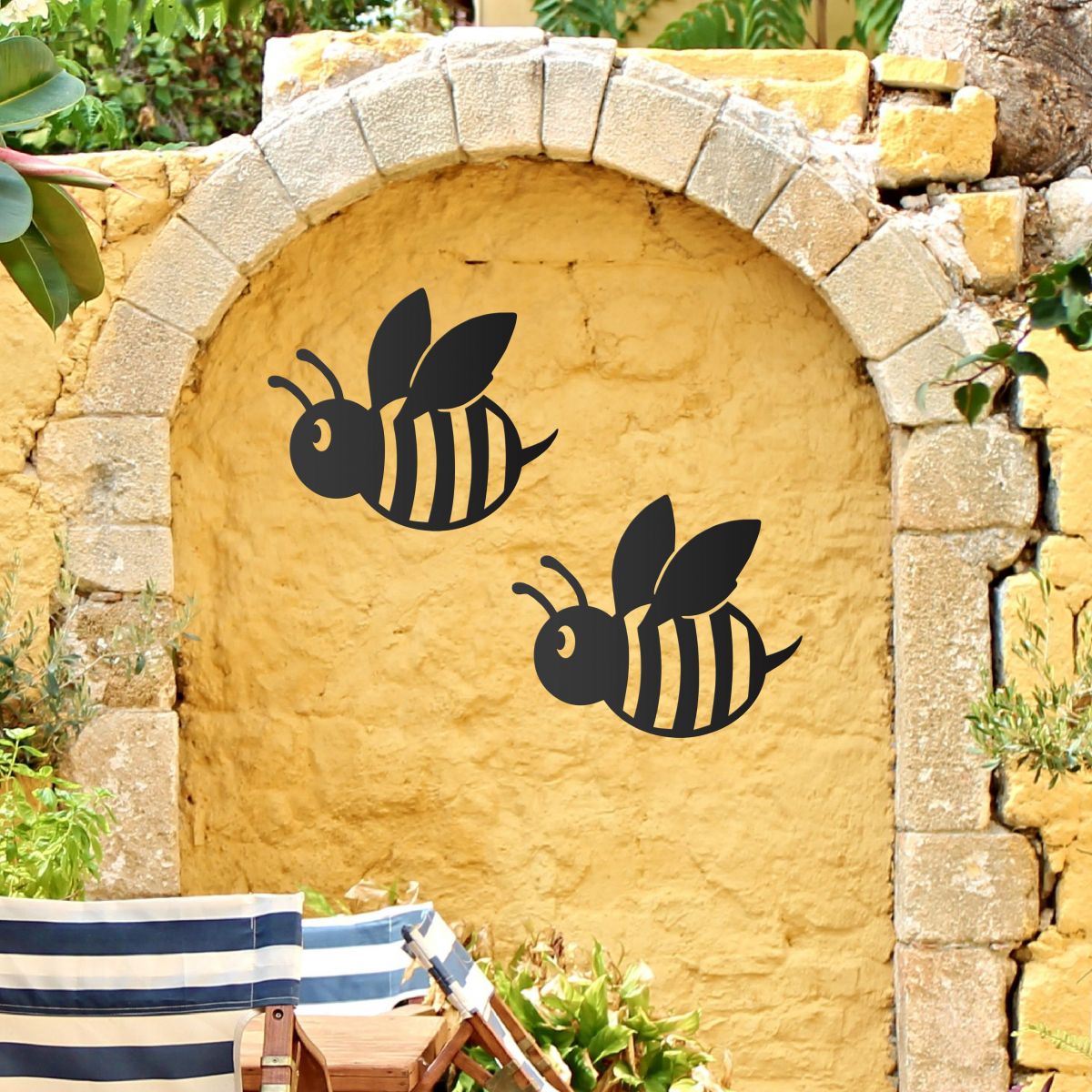 Collection of Cartoon Bee Wall Art 