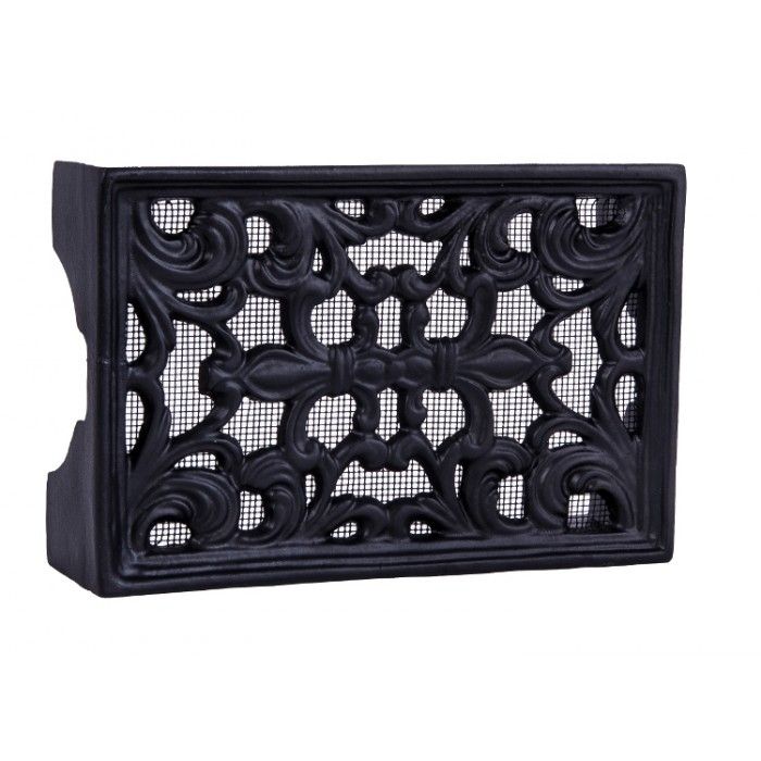 Ornate 9" x 6" Cast Iron Air Brick Ornate 9" x 6" Cast Iron Air Brick
