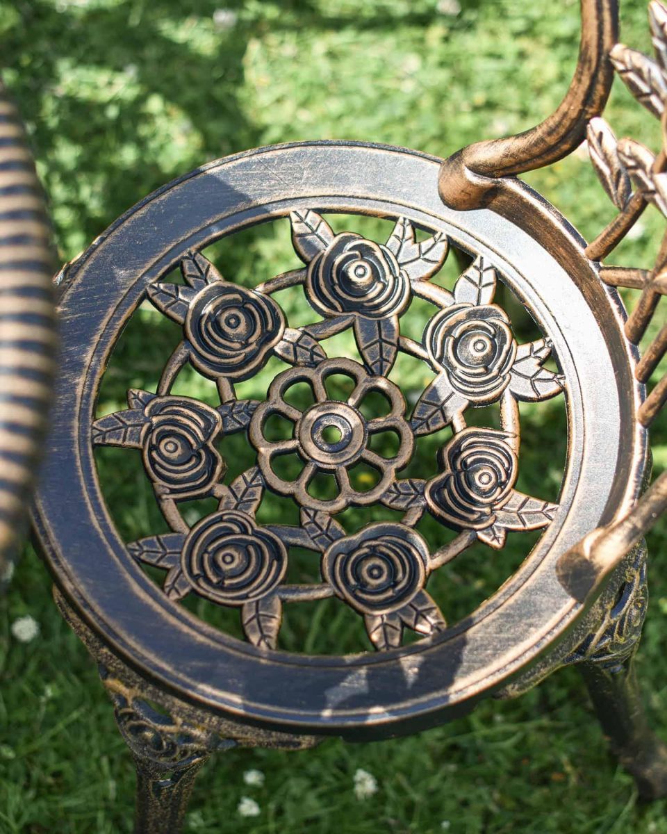 Close-Up of Pattern on Chair Seat