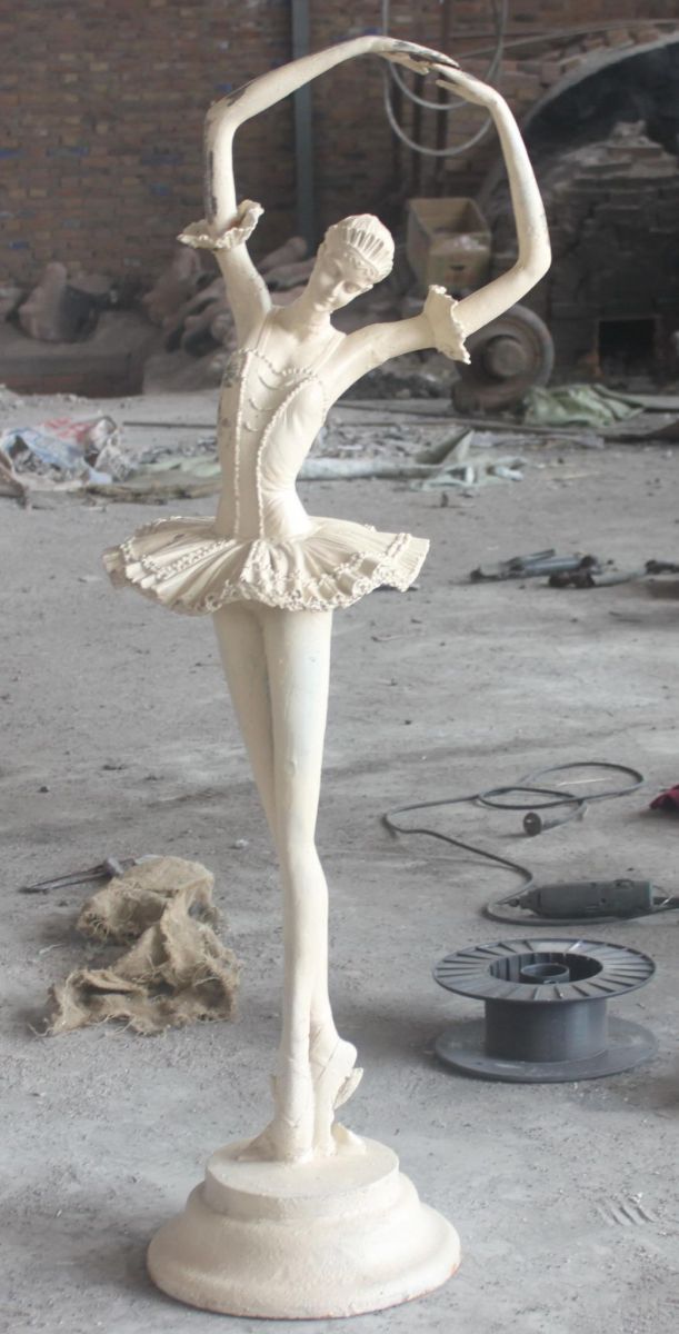 Bronze Cast Iron Ballet Dancer Garden Sculpture Bronze Cast Iron Ballet Dancer Garden Sculpture