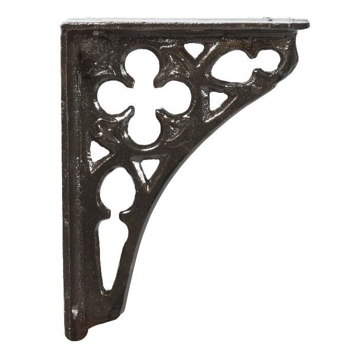 Black Cast Iron Coalbrookdale Shelf Bracket Black Cast Iron Coalbrookdale Shelf Bracket