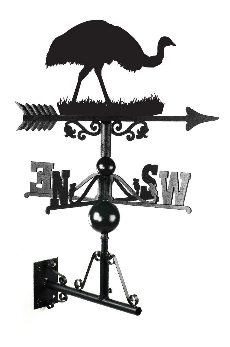 Cast Iron Emu Weathervane