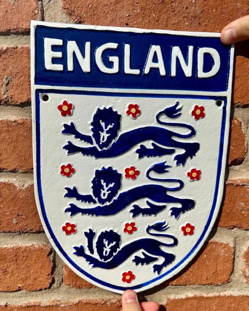 Cast Iron "England Football Club" Sign